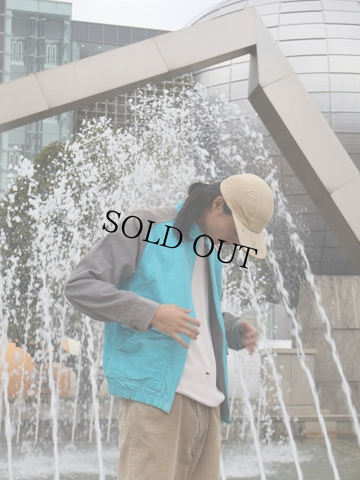 画像1: 80's Ocean Pacific 2トーン コーデュロイジップジャケット (1)