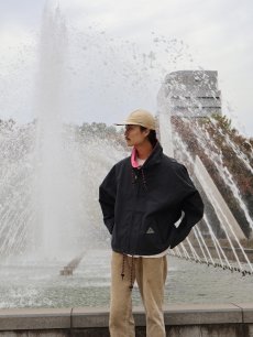 画像2: 90's Ocean Pacific ナイロンジャケット BLACK XL (2)