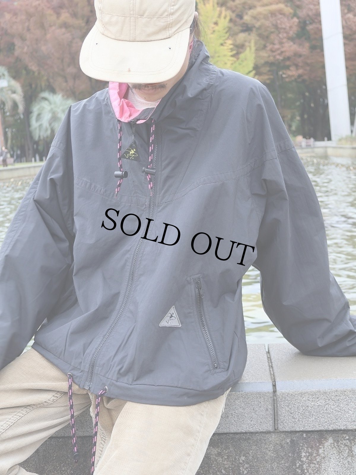 画像1: 90's Ocean Pacific ナイロンジャケット BLACK XL (1)