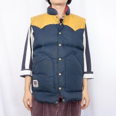 画像2: 70's Rocky Mountain Featherbed ウエスタンダウンベスト SIZE44 (2)