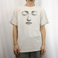 画像3: 90's Fornasetti USA製 "Lina Cavalieri" アートプリントTシャツ  (3)
