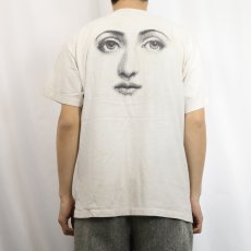 画像4: 90's Fornasetti USA製 "Lina Cavalieri" アートプリントTシャツ  (4)
