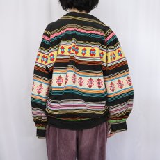 画像4: 60〜70's SEMINOLE パッチワークジャケット BLACK (4)