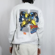 画像4: 90's MARVEL "WOLVERINE" USA製 キャラクタープリントスウェット L (4)