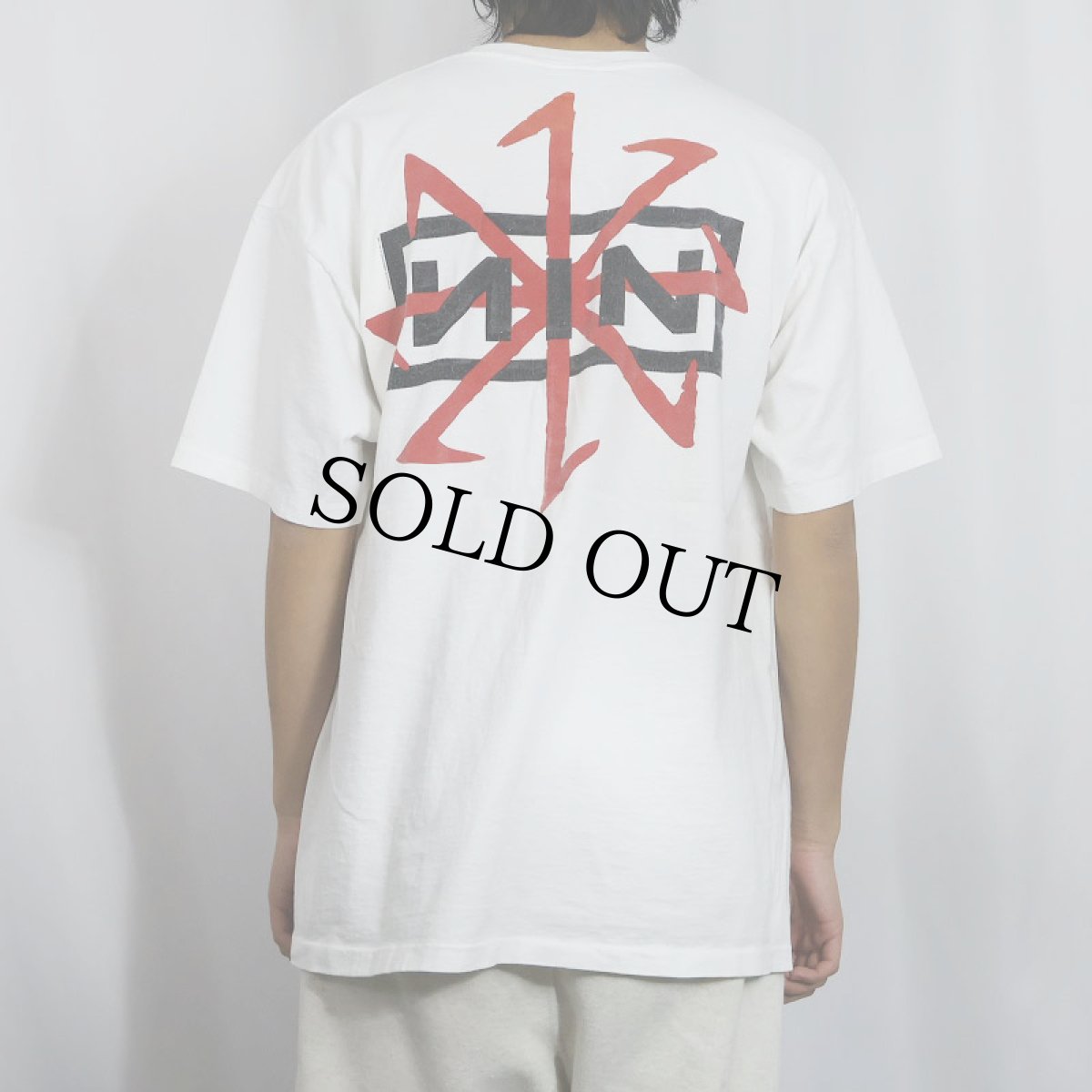 画像4: 90's NINE INCH NAILS USA製 "DEVIL TOUR 1995" ロックバンドプリントTシャツ XL (4)