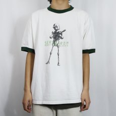 画像3: 90's Amphetamine Reptile Records "Servotron" インディーロックバンド プリントリンガーTシャツ XL (3)