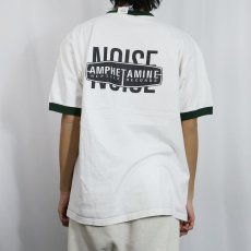 画像4: 90's Amphetamine Reptile Records "Servotron" インディーロックバンド プリントリンガーTシャツ XL (4)