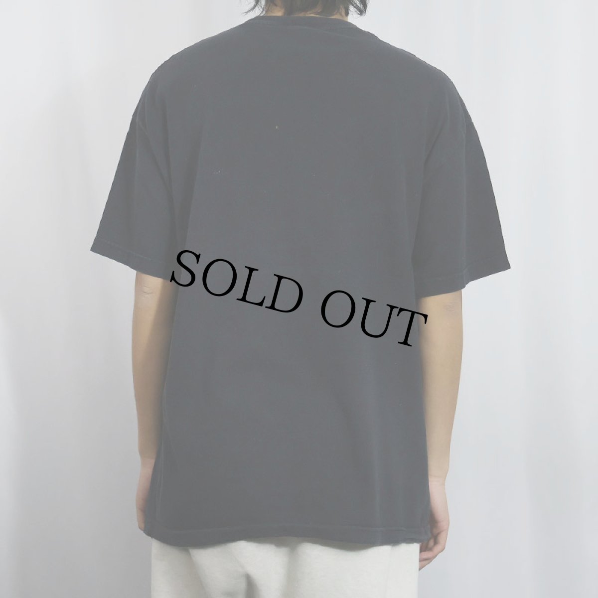 画像3: "MIGHT IS RIGHT" フォトプリント メッセージTシャツ BLACK XL (3)