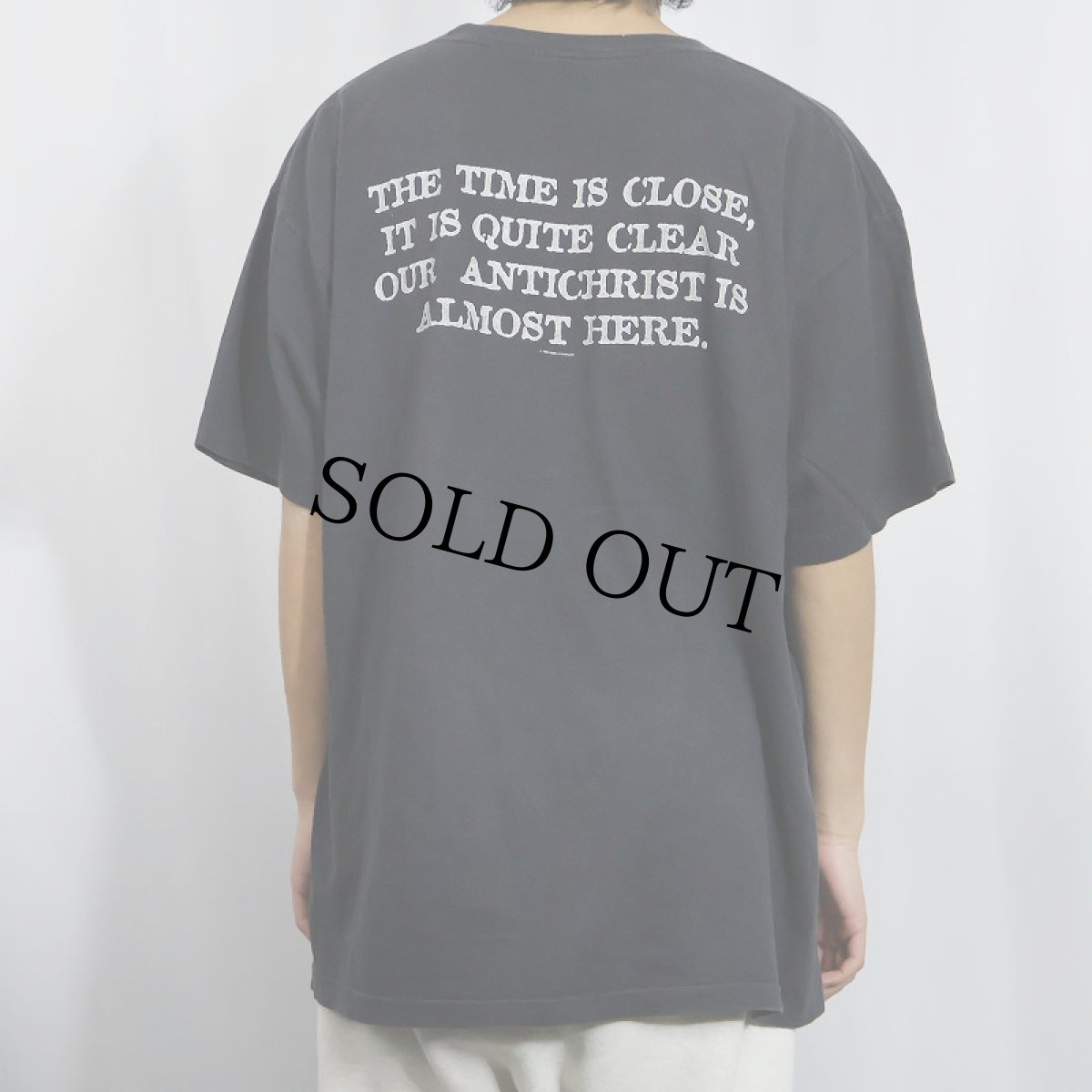 画像4: 90's MARILYN MANSON USA製 "THE END" ロックバンドプリントTシャツ BLACK XL (4)