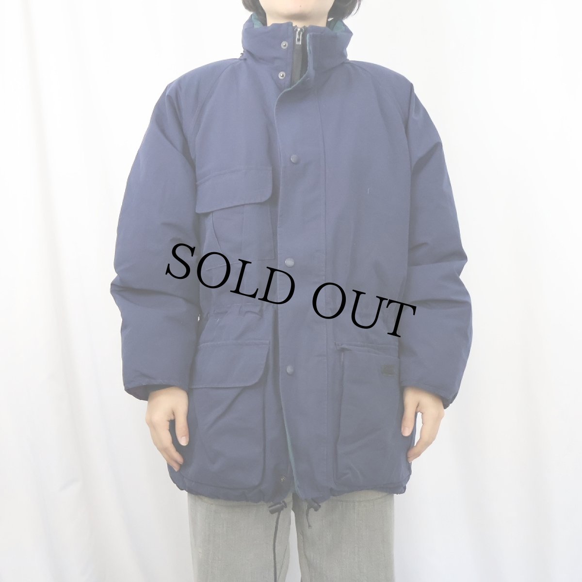 画像2: 80's Eddie Bauer USA製 "RIDGE LINE" GORE-TEX グースダウンジャケット NAVY L (2)