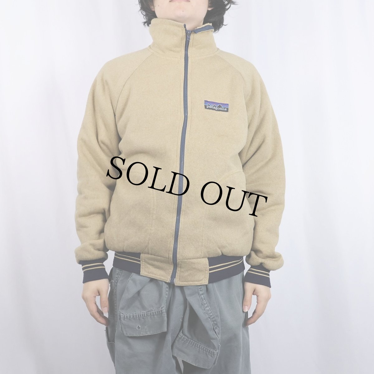 画像2: 80's Patagonia デカタグ パイルジャケット L (2)