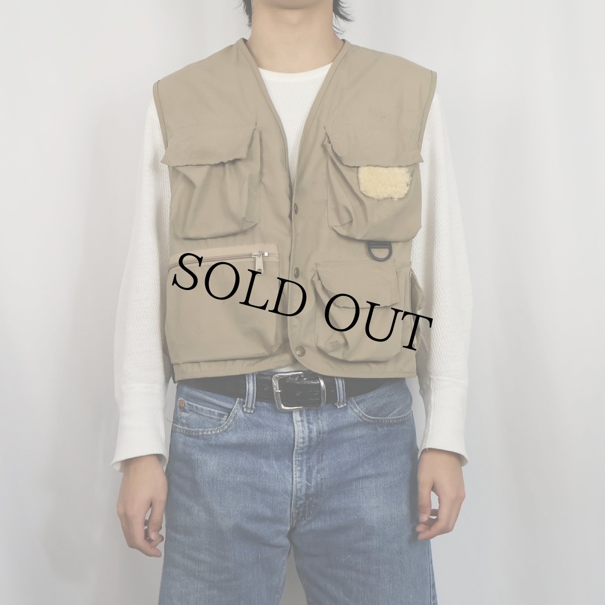画像2: 70〜80's Eddie Bauer フィッシングベスト XL (2)