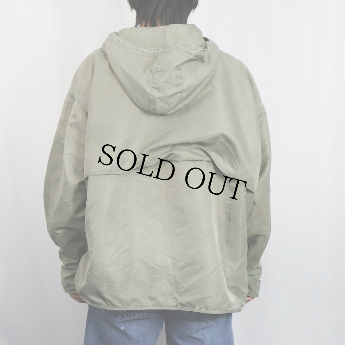 画像3: 80's DKNY JEANS ナイロンアノラックパーカー L (3)