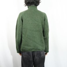 画像3: 90's J.CREW ロールネック ウールニットセーター M (3)