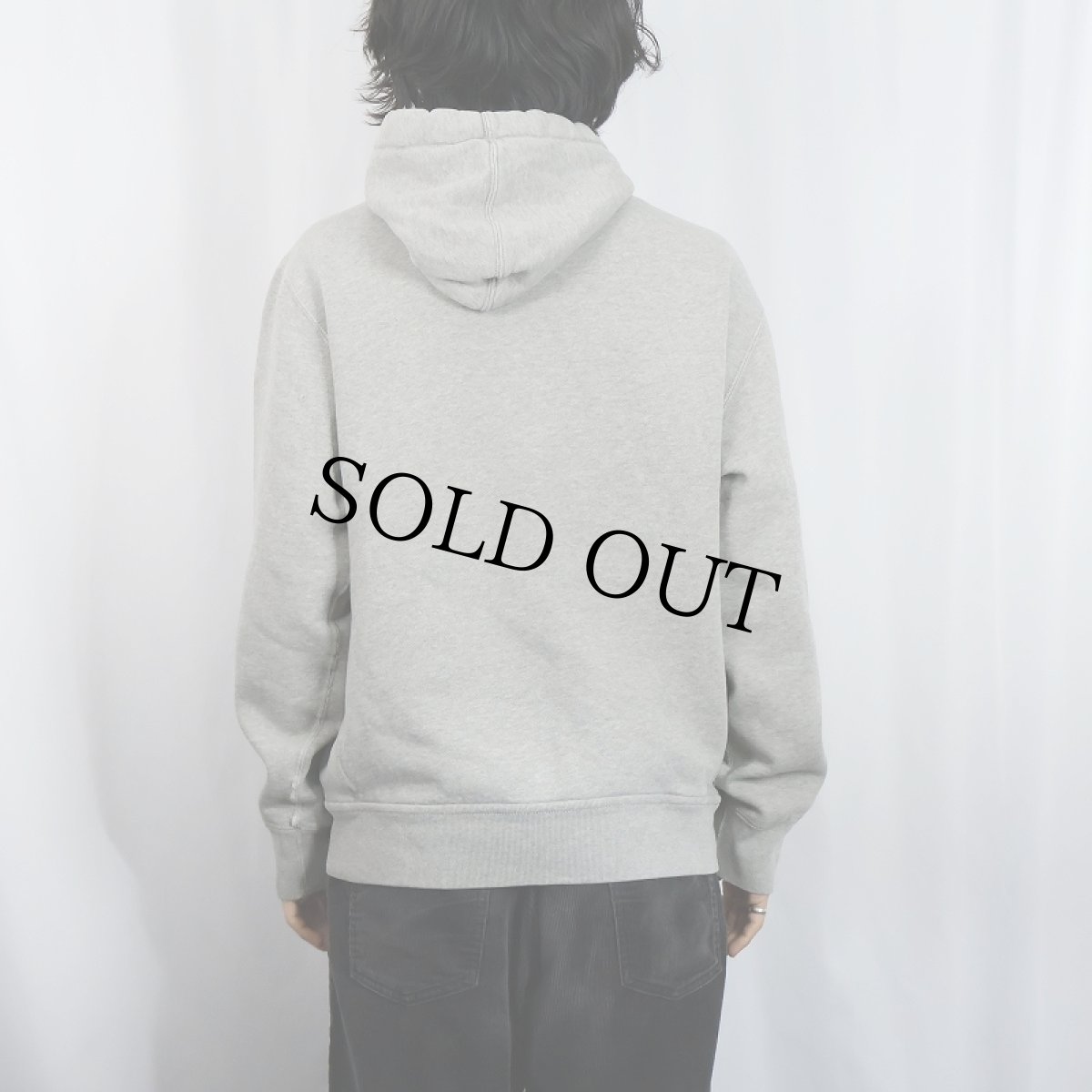 画像3: POLO Ralph Lauren REVERSE WEAVE TYPE ロゴ刺繍 裏サーマル スウェットジップパーカー L (3)