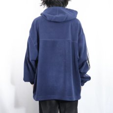 画像3: Ripzone サイドライン ハーフジップ フリースパーカー NAVY XL (3)