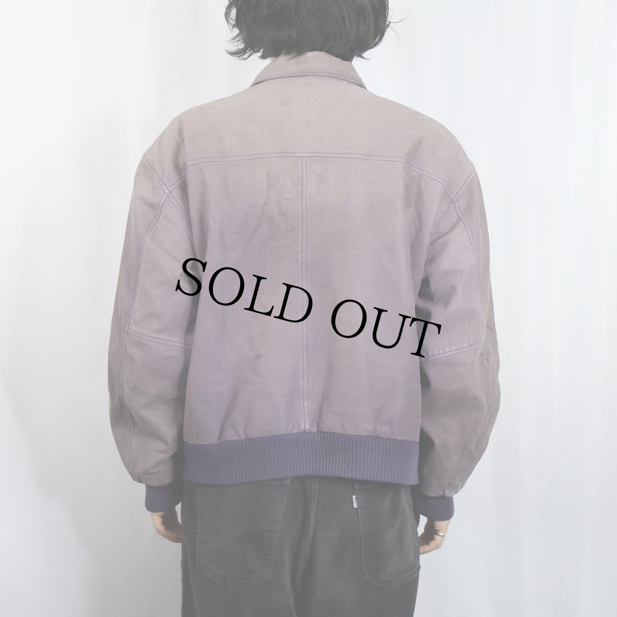 画像3: PARIS SPORT CLUB "A-2 TYPE" レザージャケット L (3)