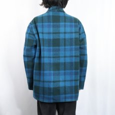 画像4: 60's〜 PENDLETON チェック柄 リバーシブルウールジャケット (4)