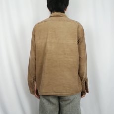 画像4: 50's Super Macy コーデュロイシャツ L (4)