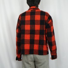 画像3: 50〜60's CHIL CHASER バファローチェック柄 ウールジャケット  (3)