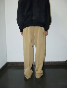 画像3: 40〜50's コの字エンド 2タック ウールスラックス W31 (3)