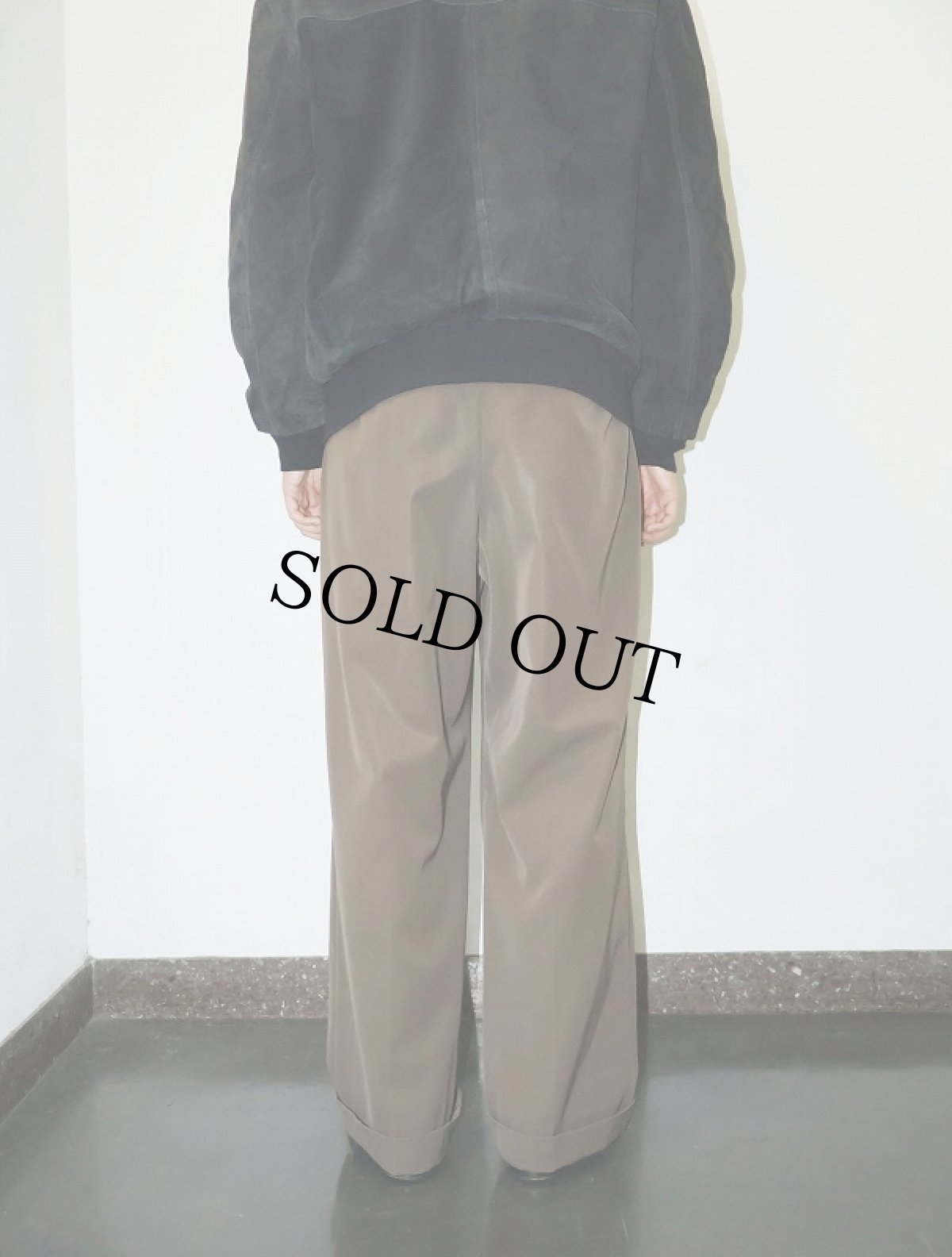 画像3: 50〜60's UNKNOWN 2タック スラックス W33 (3)