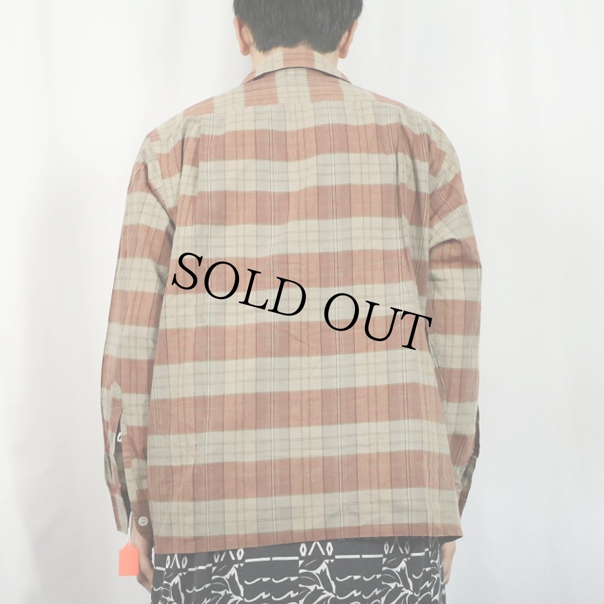 画像3: 50〜60's Champion SANFORIZED JAPAN製 チェック柄 コットンオープンカラーシャツ  (3)