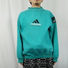 画像2: 90's adidas EQUIPMENT ロゴ刺繍 スウェット  (2)