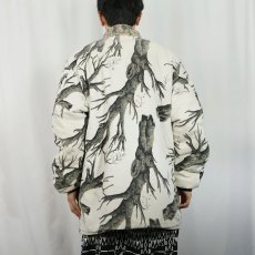 画像4: 90's JOHNSON GARMENT USA製 リアルツリーカモ柄 中綿入り リバーシブルジャケット  (4)