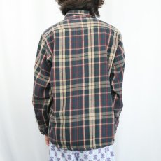 画像3: 90's FIVE BROTHER チェック柄 ヘビーネルシャツ L (3)