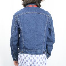 画像3: 90's Levi's 70411 USA製 チェック柄ライナーデニムジャケット SIZE42 (3)