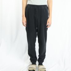 画像2: 90's Patagonia フリースパンツ BLACK M (2)