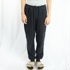 画像2: 90's Patagonia フリースパンツ BLACK L (2)