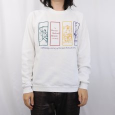 画像2: 90's Norman Rockwell USA製 "Celebrating a century" アートプリントスウェット L (2)