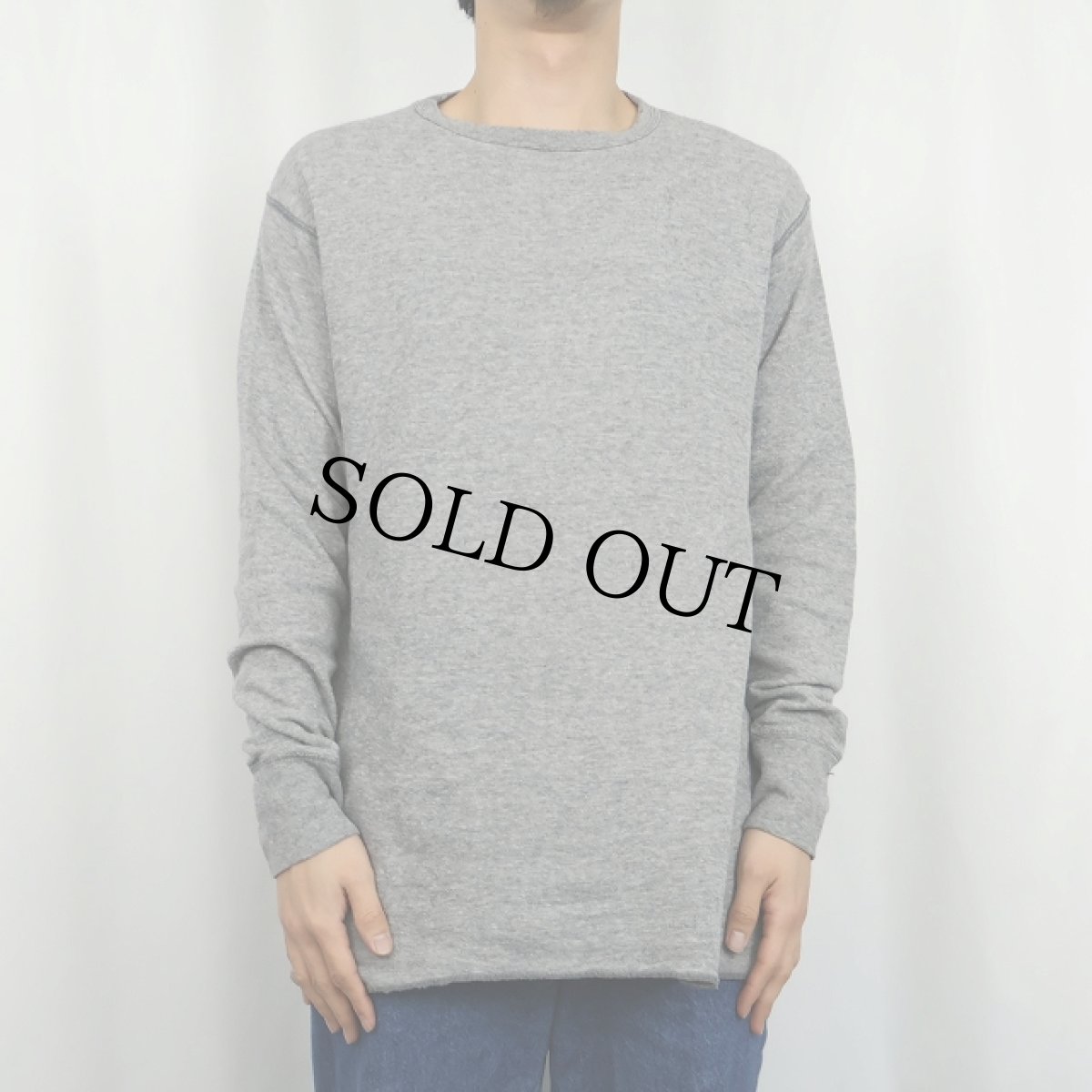 画像2: 90's duofold USA製 無地 2PLYカットソー M (2)