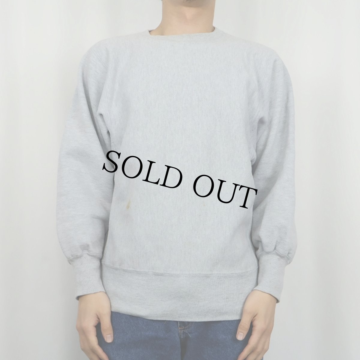 画像2: 90's Champion REVERSE WEAVE USA製 後染め 目無し スウェット M (2)