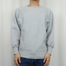 画像2: 90's Champion REVERSE WEAVE USA製 後染め 目無し スウェット M (2)