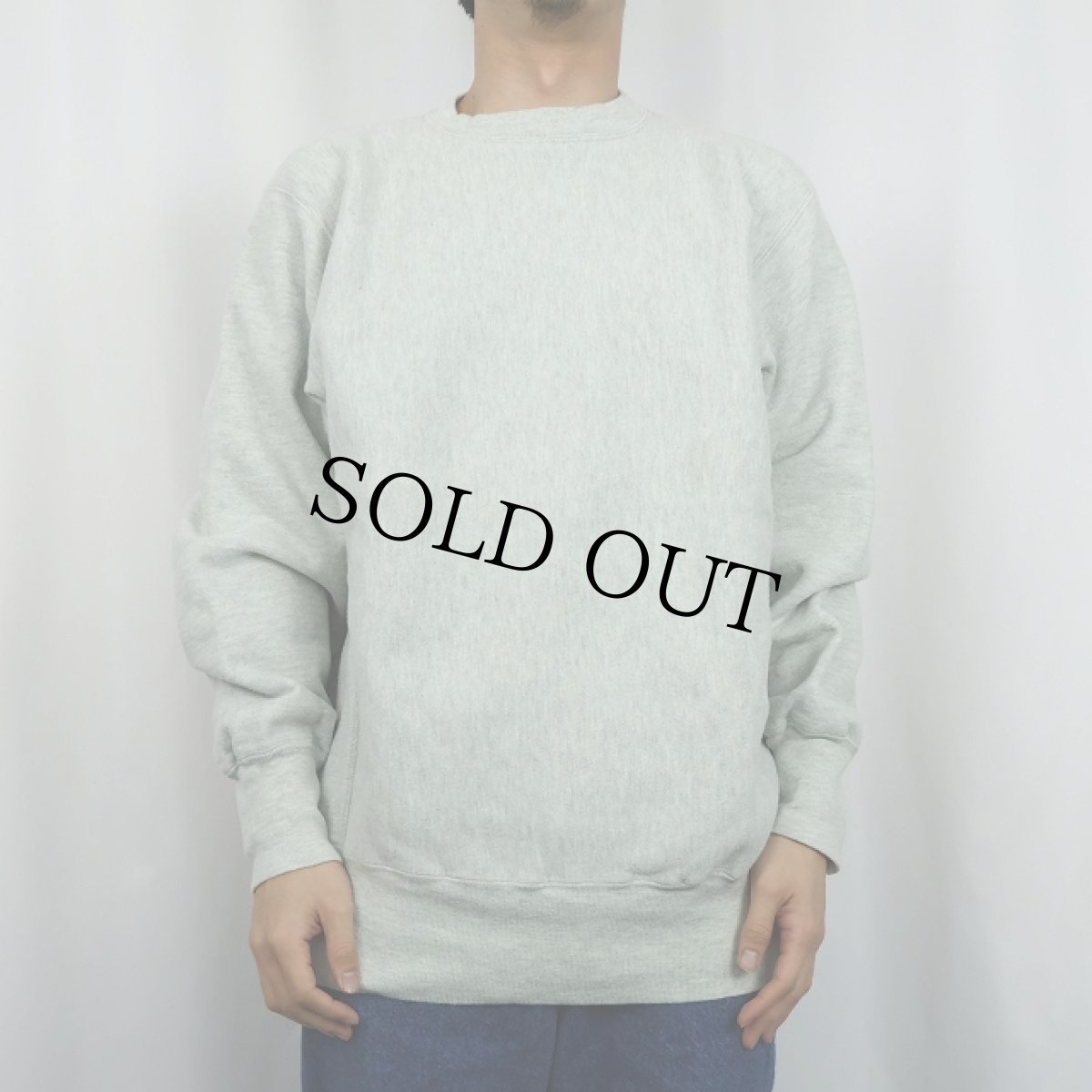 画像2: 90's Champion REVERSE WEAVE USA製 後染め 目無し スウェット XL (2)