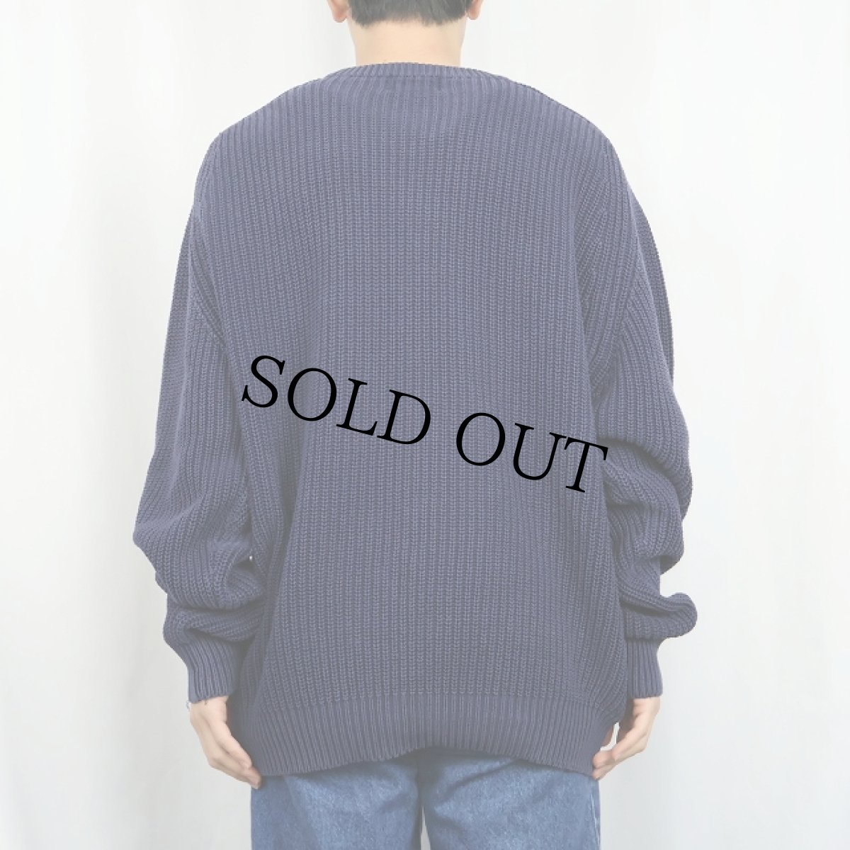 画像3: 90's Cabela's AUSTRALIA製 コットンニットセーター NAVY XL (3)