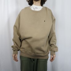 画像2: POLO Ralph Lauren ロゴ刺繍スウェット L (2)