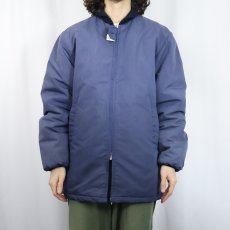 画像3: 70's Cal Craft USA製 キルティングライナー 中綿入り ファラオジャケット NAVY  (3)