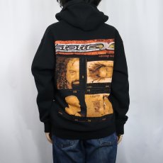 画像4: Static-X "WISCONSIN DEATH TRIP" ニューメタルバンド プリントスウェットジップパーカー BLACK M (4)