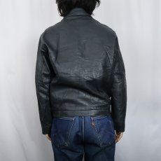 画像3: 70〜80's "FRENCH AIR FORCE Type" キルティングライナー付き レザージャケット SIZE48 (3)