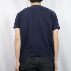 画像3: 60's Champion C中ランタグ "WYOMING AMERICAN LEGION BOYS' STATE" ラグラン半袖スウェット NAVY L (3)