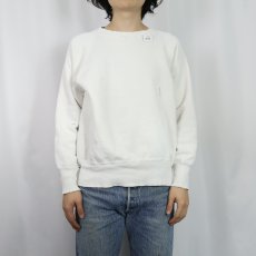 画像2: 50's AKOM Pep-shirt フリーダムスリーブ 無地スウェット M (2)