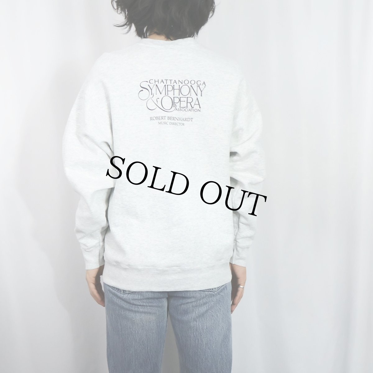 画像3: 90's GUSTAV MAHLER 作曲家プリントスウェット L (3)