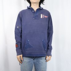 画像3: POLO Ralph Lauren "CUSTOM FIT" パッチ付きラガーシャツ M (3)