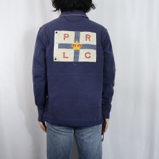 画像4: POLO Ralph Lauren "CUSTOM FIT" パッチ付きラガーシャツ M (4)