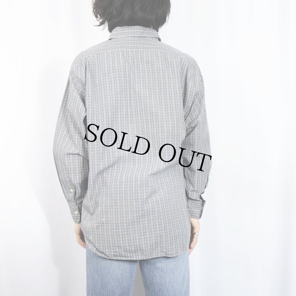 画像3: POLO Ralph Lauren "PHILIP" ロゴ刺繡 チェック柄 コットンシャツ SIZE16 1/2 (3)