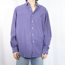 画像2: POLO Ralph Lauren "PHILIP" ロゴ刺繡 チェック柄 コットンシャツ SIZE16 1/2 (2)